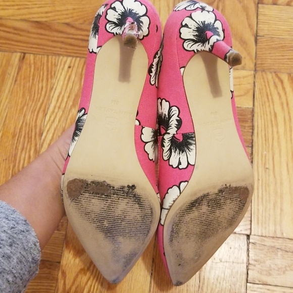 Ann Taylor Erin Daisy Kitten Heels Sz 8 - Picture 4 of 6